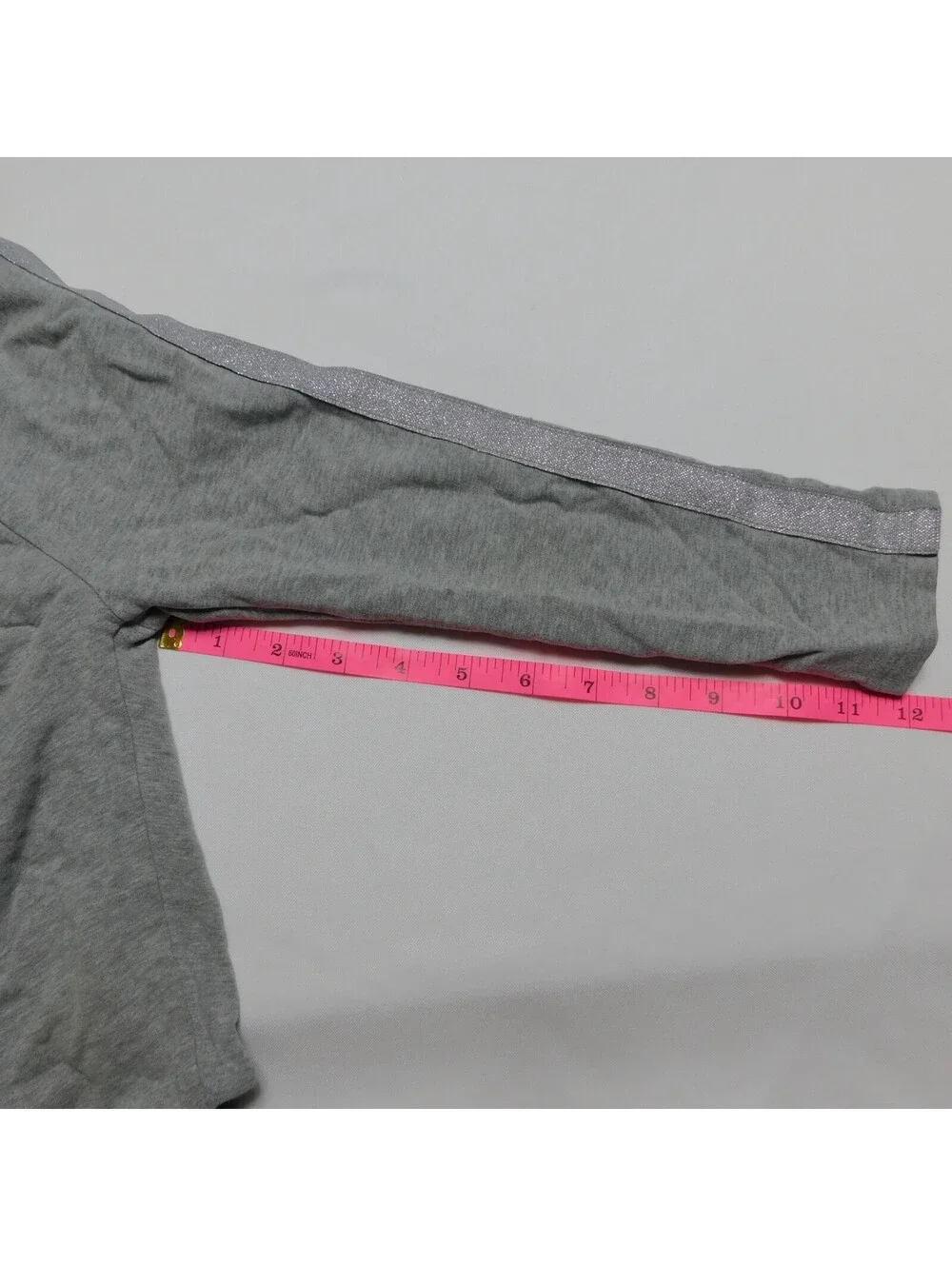 : Gap Toddler Girls Gray Leggings with Silver Side Stripe Size 3 Years
